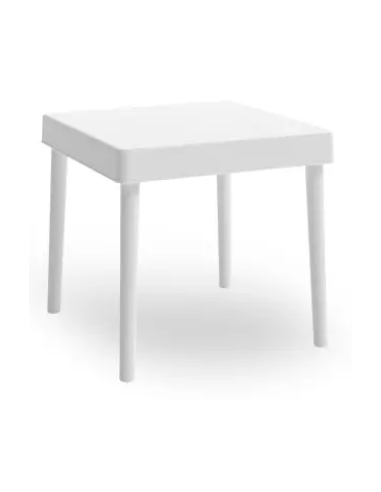 MESA AUXILIAR BLANCA ALBA 50X50X48CM