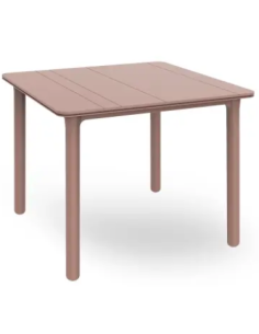 MESA PP RECIC. NOA MARRON TIERRA 90X90X74