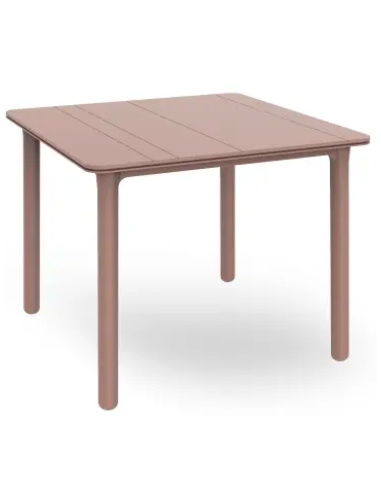 MESA PP RECIC. NOA MARRON TIERRA 90X90X74