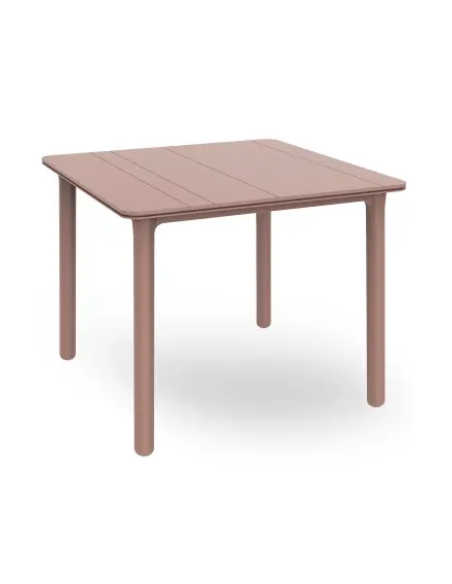 MESA PP RECIC. NOA MARRON TIERRA 90X90X74