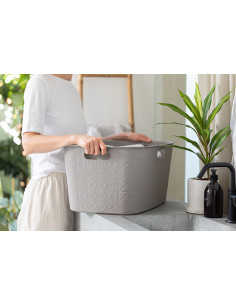 PONGOTODO SOFTEX L BASKET 45L GRIS 57X37X27