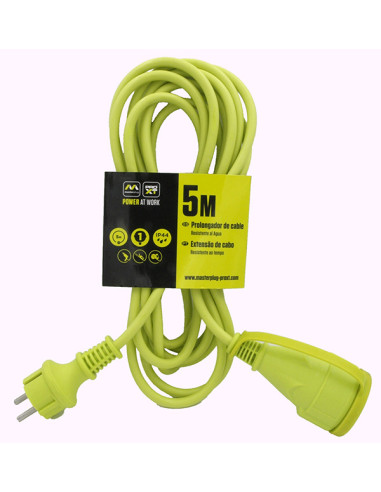 PROLONGADOR 5 METROS IP44 VERDE PROXT 5M