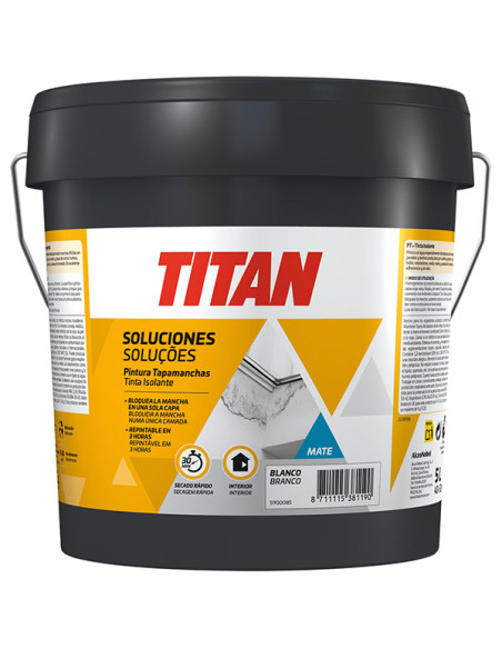 PINTURA ANTIMANCHAS PREPARACION BLANCO 5 L