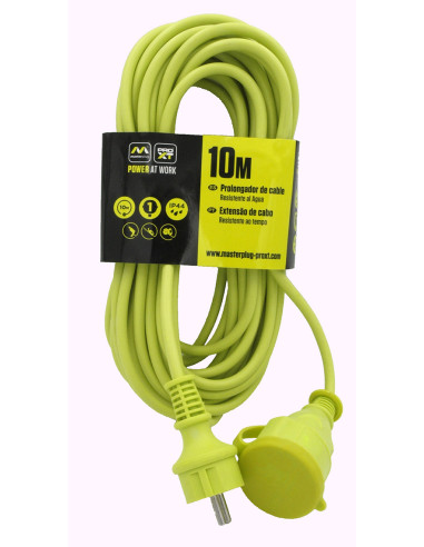 PROLONGADOR 10 METROS IP44 VERDE PROXT 10 M