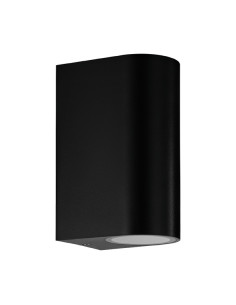 APLIQUE 2L GU REDONDEADO NEGRO "SCOGLIERA-E" 100X40X120