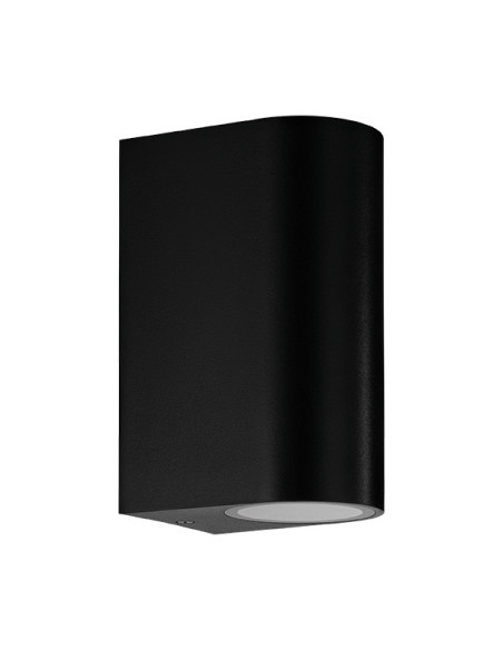 APLIQUE 2L GU REDONDEADO NEGRO "SCOGLIERA-E" 100X40X120