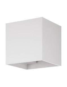 APLIQUE LED CUADRADO BLANCO "BARCAROLA-E" 100X40X120