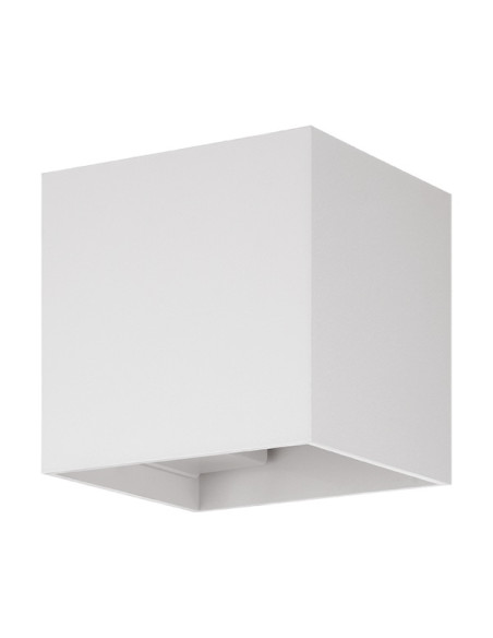 APLIQUE LED CUADRADO BLANCO "BARCAROLA-E" 100X40X120