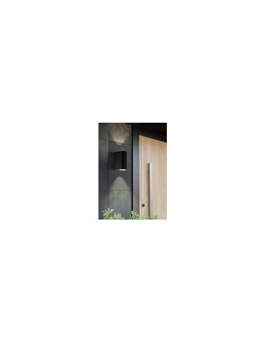 APLIQUE 2L GU REDONDEADO NEGRO "SCOGLIERA-E" 100X40X120