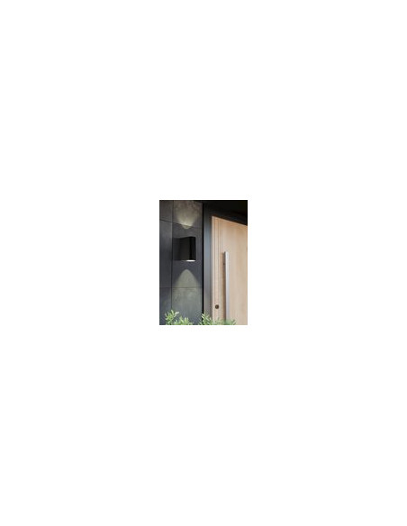 APLIQUE 2L GU REDONDEADO NEGRO "SCOGLIERA-E" 100X40X120