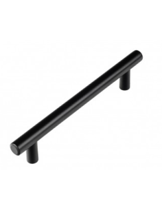 TIRADOR INOX NEGRO MATE 128 MM
