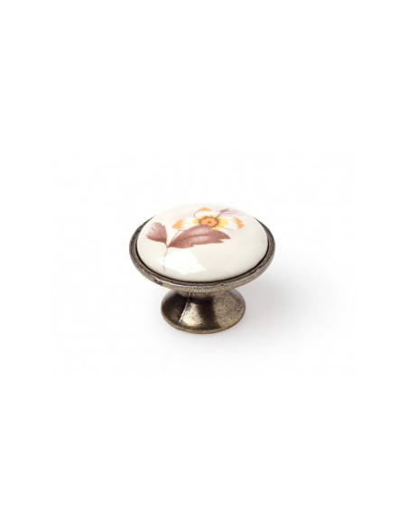 POMO FLOR BLANCO 30 MM