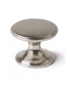 POMO NIQUEL SATINADO ZAMAK 23X30 MM