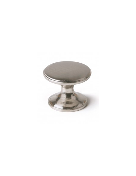 POMO NIQUEL SATINADO ZAMAK 23X30 MM