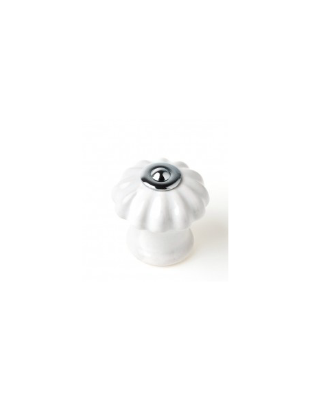 POMO PORCELANA BLANCO 28 MM