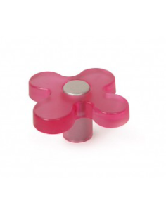POMO FLOR ALU-MAGENTA 49 MM