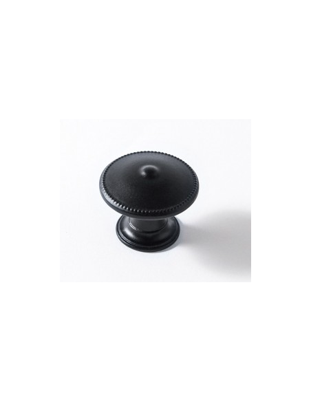 POMO NEGRO MATE ZAMAK 30 MM