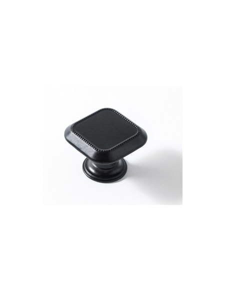 POMO NEGRO MATE ZAMAK 30 MM
