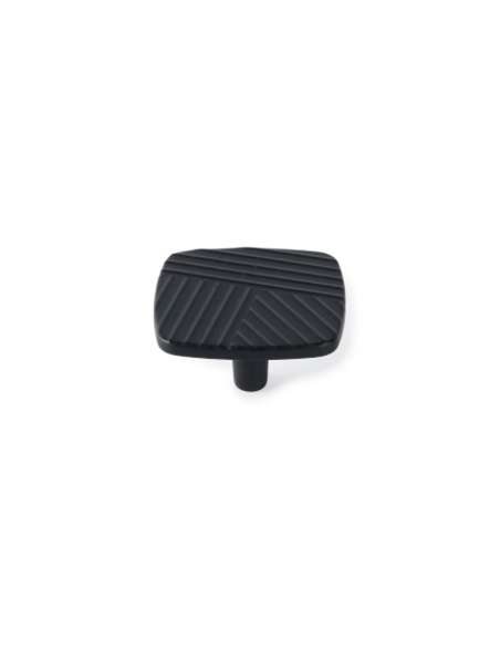 POMO NEGRO MATE SURCOS ZAMAK
