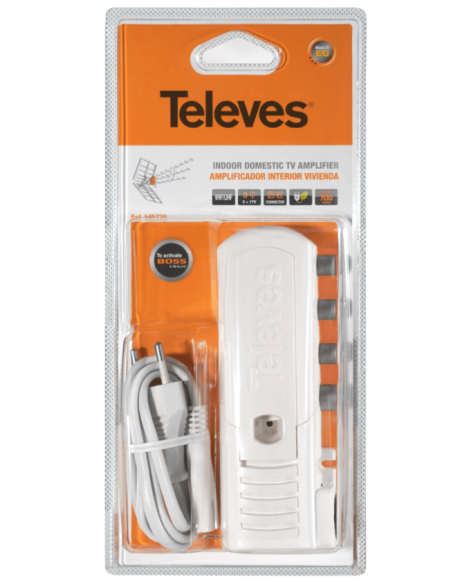 AMPLIFICADOR ANTENA TV 2 SALID 100X40X120