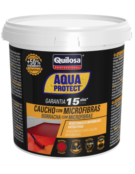 ANTIGOTERAS CAUCHO CON MICROFIBRAS TERRACOTA 1 KG