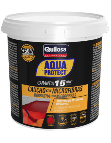 ANTIGOTERAS CAUCHO CON MICROFIBRAS GRIS 5 KG