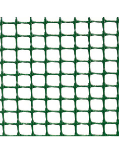 MALLA CUADRADA 5x5MM VERDE 1X25 M