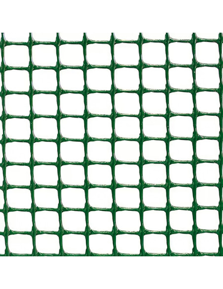 MALLA CUADRADA 5x5MM VERDE 1X25 M