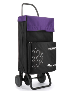 CARRO COMPRA TERMO NEGRO/MALVA 46L