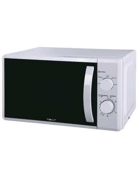 MICROONDAS 700W BLANCO CON TIRADOR 20 L