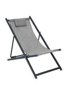 HAMACA CERDEÑA 4P GRIS 100X40X120