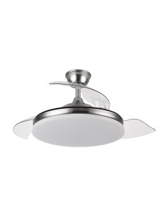 VENTILADOR TECHO CIERZO 3 ASP RETRACT PLATA 107 CM