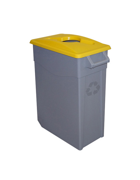 CONTENEDOR ABIERTO ZEUS AMARILLO 65 L