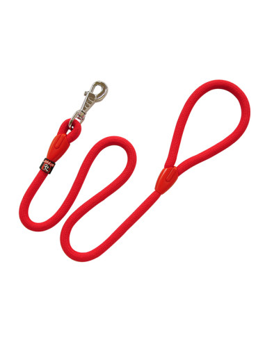 CORREA PERRO NYLON RED. ROJO 110X1,4 CM