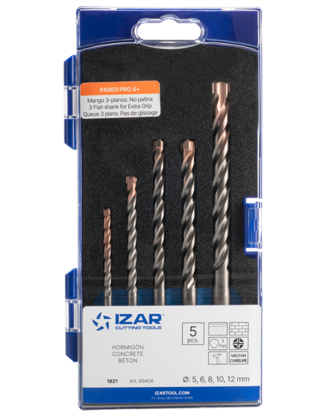 BROCA WIDIA JGO 5 PZS 5-12 MM
