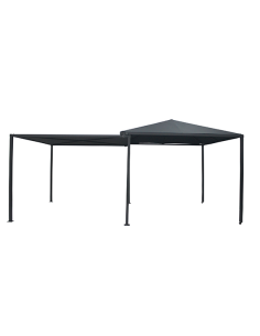 CENADOR EXTENSIBLE ACERO GRIS 3X3 M