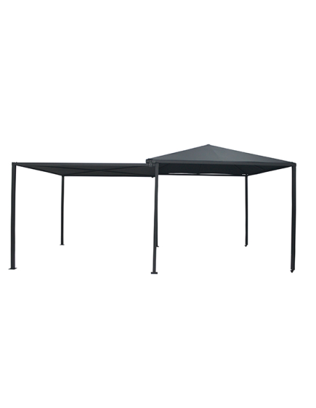 CENADOR EXTENSIBLE ACERO GRIS 3X3 M