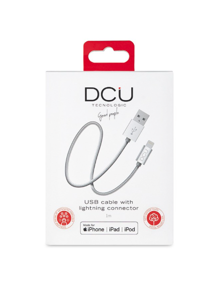CONEXION USB -MIFI IPHONE PLATA ALUMINIO 1 M