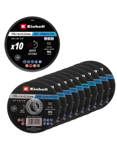 DISCO C INOX/METAL LATA 10 UD 115X1MM