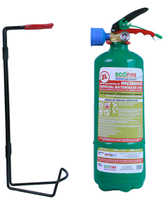 EQUIPO CONTROL INCENDIOS A-B-F-L CON SOPORTE 2 L