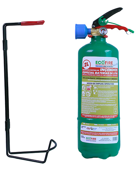 EQUIPO CONTROL INCENDIOS A-B-F-L CON SOPORTE 2 L