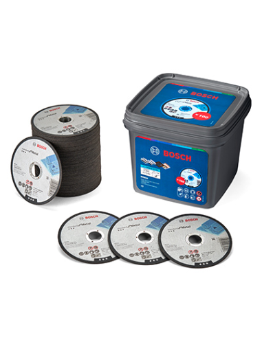 LOTE 100 DISCOS C METAL 125 MM