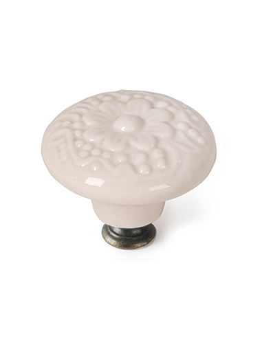 POMO PORCELANA BLANCO 44 MM