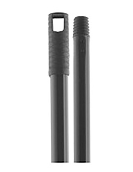 PALO ESCOBA PLASTIFICADO NEGRO 120 CM