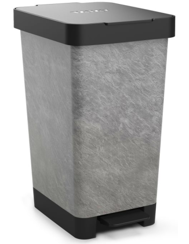 CUBO PEDAL SMART DECO PIEDRA 25 L