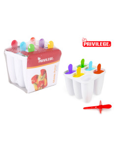 MOLDE HELADO 6 POLOS 12X12X12