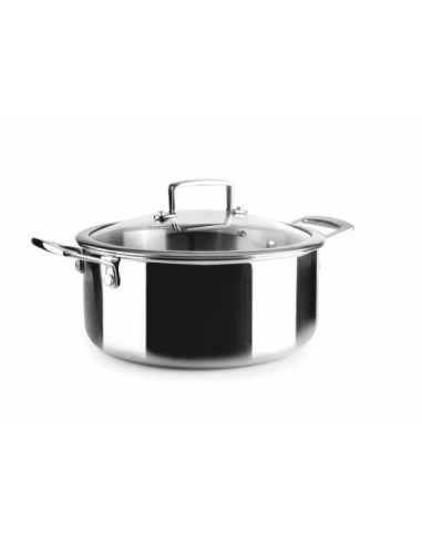 CACEROLA INOX+ALUM+INOX TRIPLY NATURAL 24 CM