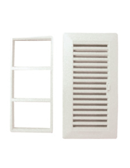 REJILLA EMP REGULABLE SHUN+ MARCO ABS BLANCO VRAC 13,3 X26
