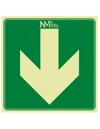 SEÑAL FLECHA BIDIRECCION DCHA E IZQ PVC CLASE B 100X40X120