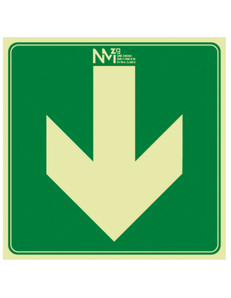 SEÑAL FLECHA BIDIRECCION DCHA E IZQ PVC CLASE B 100X40X120